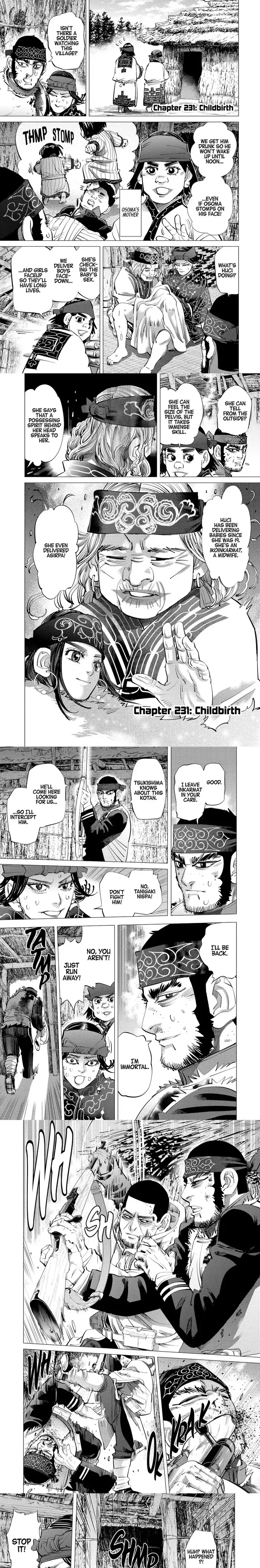 Golden Kamuy Chapter 231 image 1_optimized